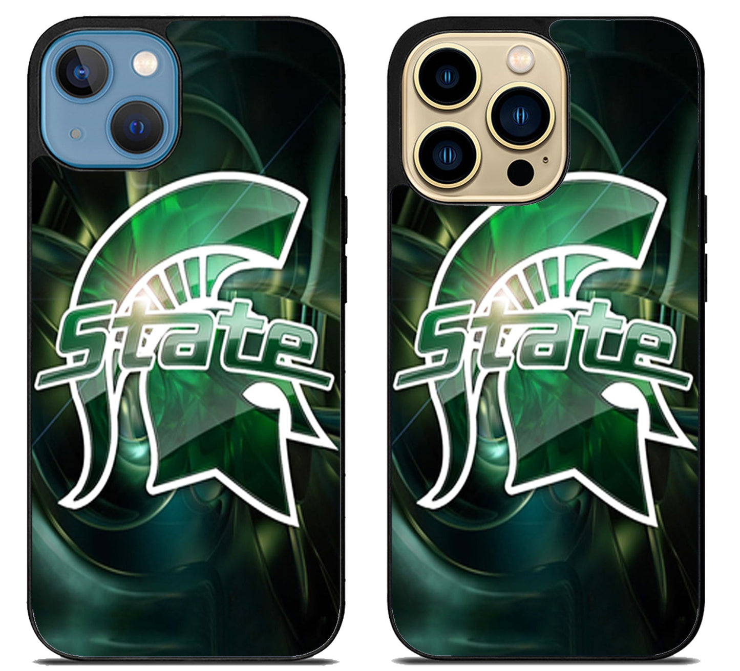 Michigan State Spartans Background iPhone 14 | 14 Plus | 14 Pro | 14 Pro Max Case