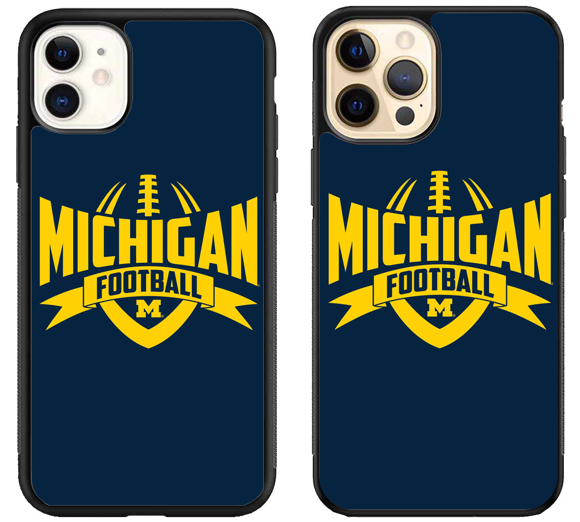 Michigan Wolverines Football iPhone 12 | 12 Mini | 12 Pro | 12 Pro Max Case