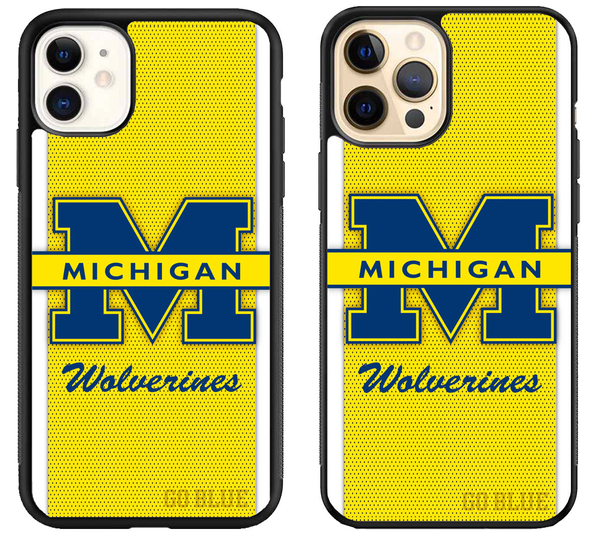 Michigan Wolverines Go Blue iPhone 12 | 12 Mini | 12 Pro | 12 Pro Max Case