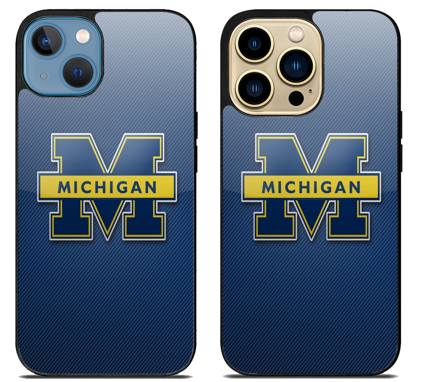 Michigan Wolverines Logo iPhone 14 | 14 Plus | 14 Pro | 14 Pro Max Case