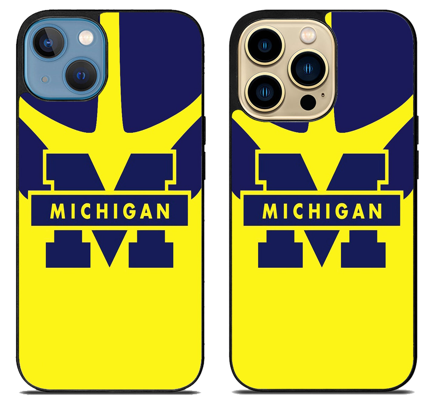 Michigan Wolverines Style iPhone 14 | 14 Plus | 14 Pro | 14 Pro Max Case