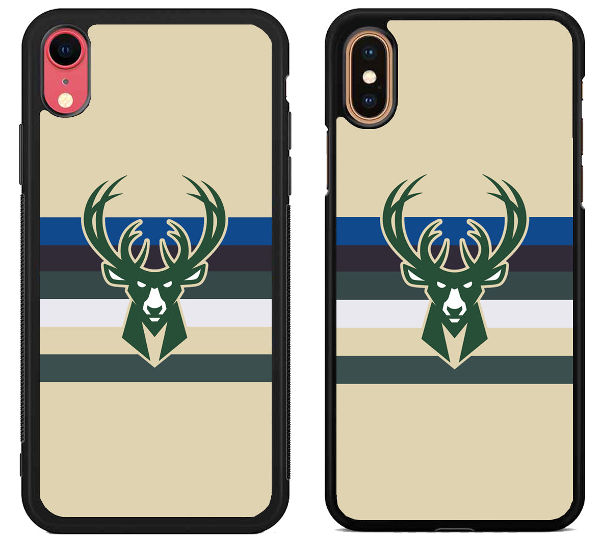 Milwaukee Bucks Stripe iPhone X | Xs | Xr | Xs Max Case