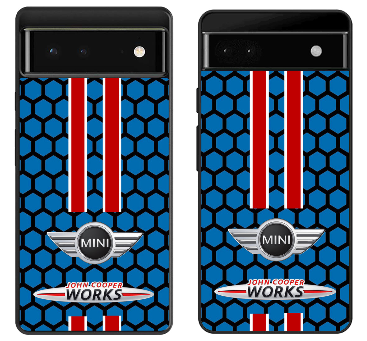 Mini Cooper Blue Hexagon Google Pixel 6 | 6A | 6 Pro Case