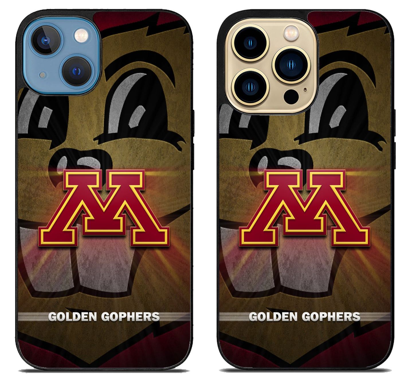 Minnesota Golden Gophers Background iPhone 14 | 14 Plus | 14 Pro | 14 Pro Max Case