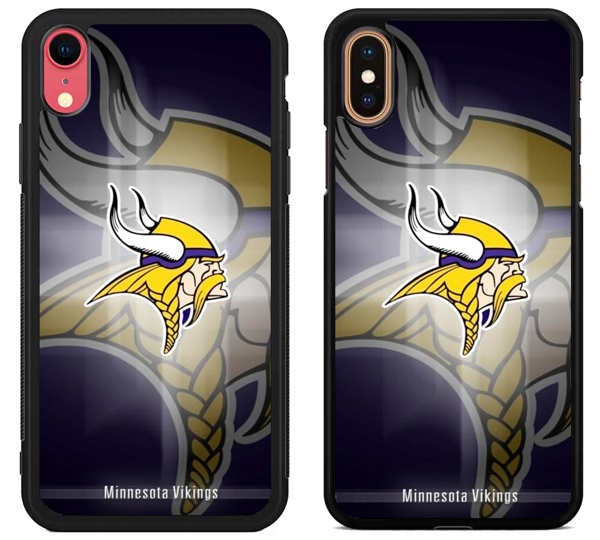 Minnesota Vikings Background iPhone X | Xs | Xr | Xs Max Case