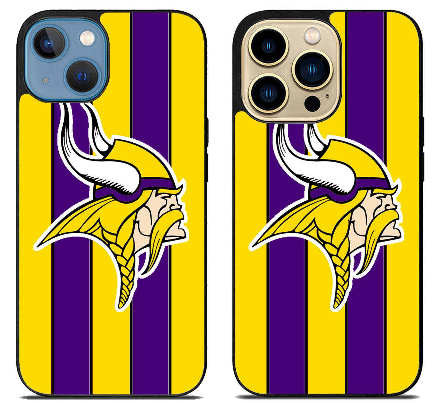 Minnesota Vikings Stripe Cover iPhone 14 | 14 Plus | 14 Pro | 14 Pro Max Case