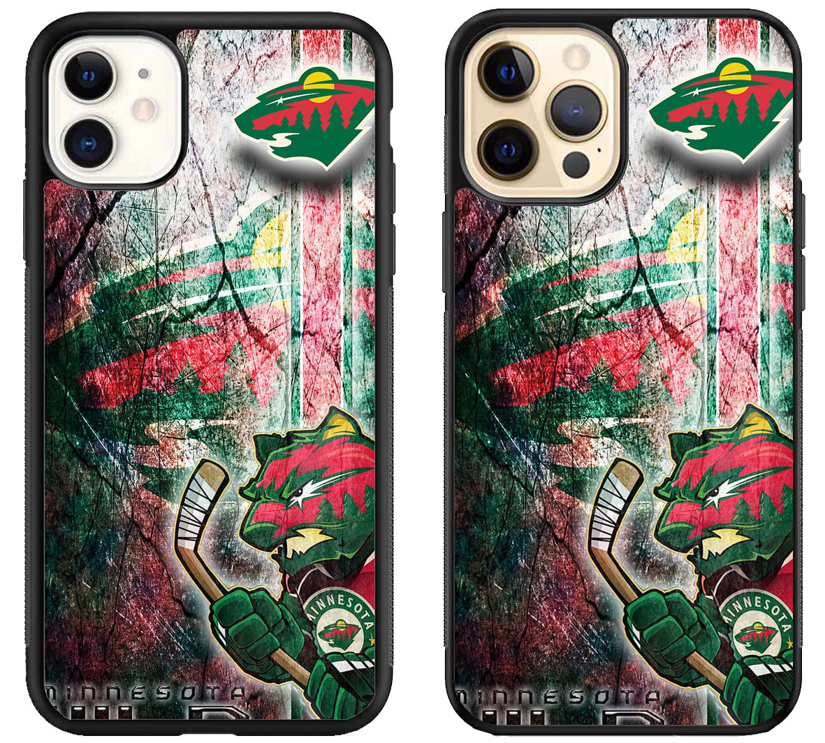 Minnesota Wild Background iPhone 12 | 12 Mini | 12 Pro | 12 Pro Max Case
