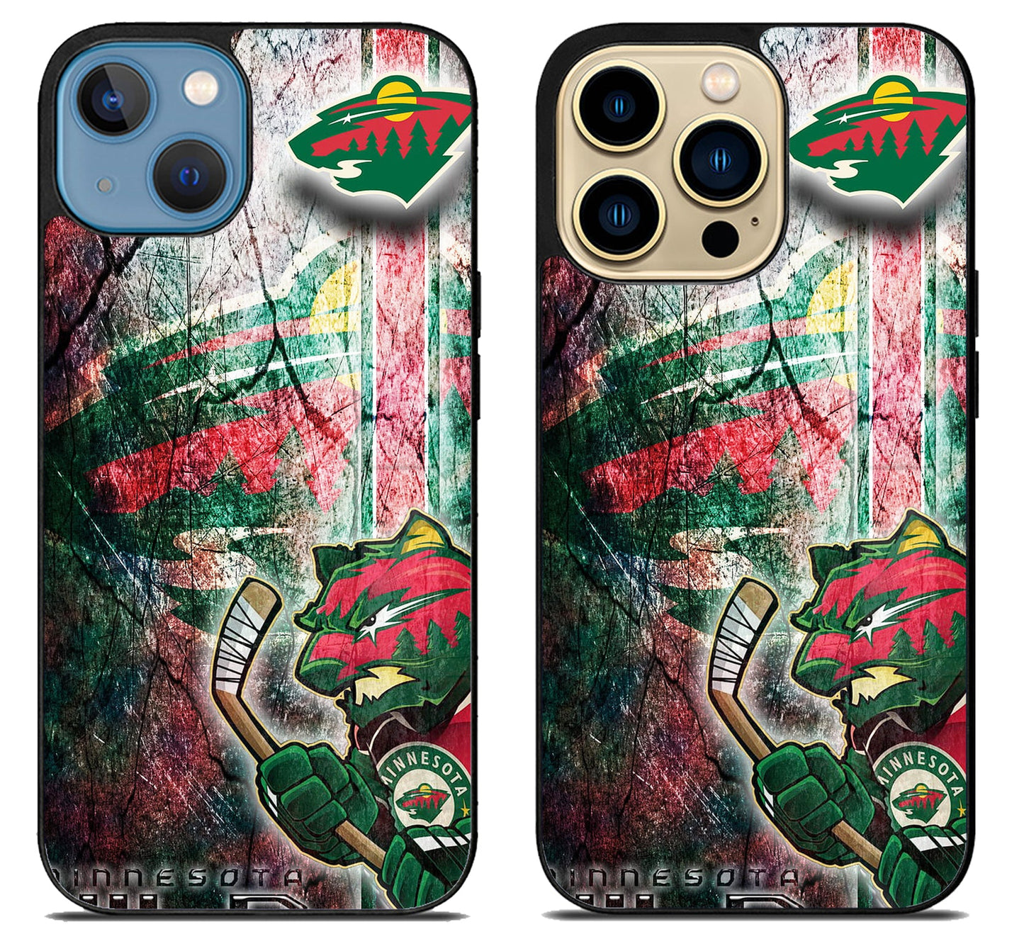 Minnesota Wild Background iPhone 14 | 14 Plus | 14 Pro | 14 Pro Max Case