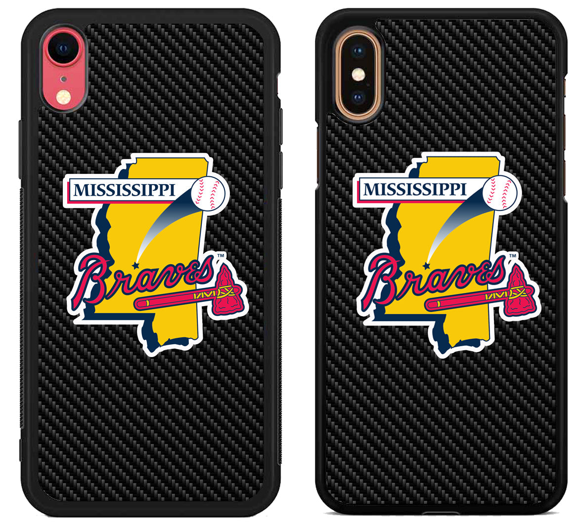 Mississippi Braves Carbon iPhone X | Xs | Xr | Xs Max Case