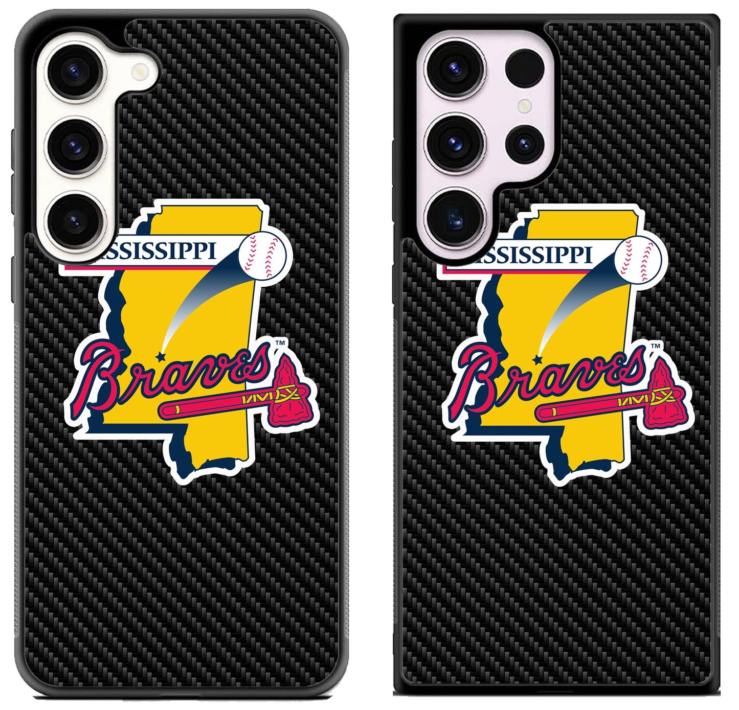 Mississippi Braves Carbon Samsung Galaxy S23 | S23+ | S23 Ultra Case