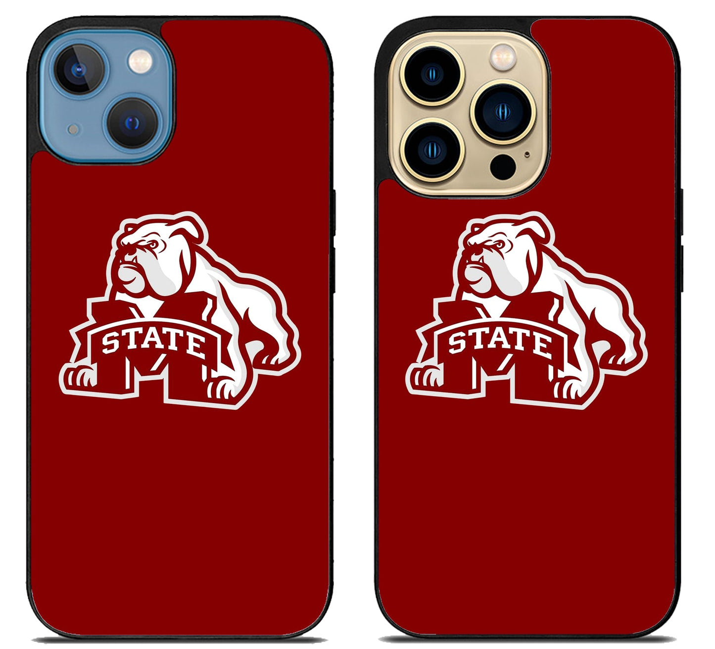 Mississippi State Bulldogs Red iPhone 14 | 14 Plus | 14 Pro | 14 Pro Max Case