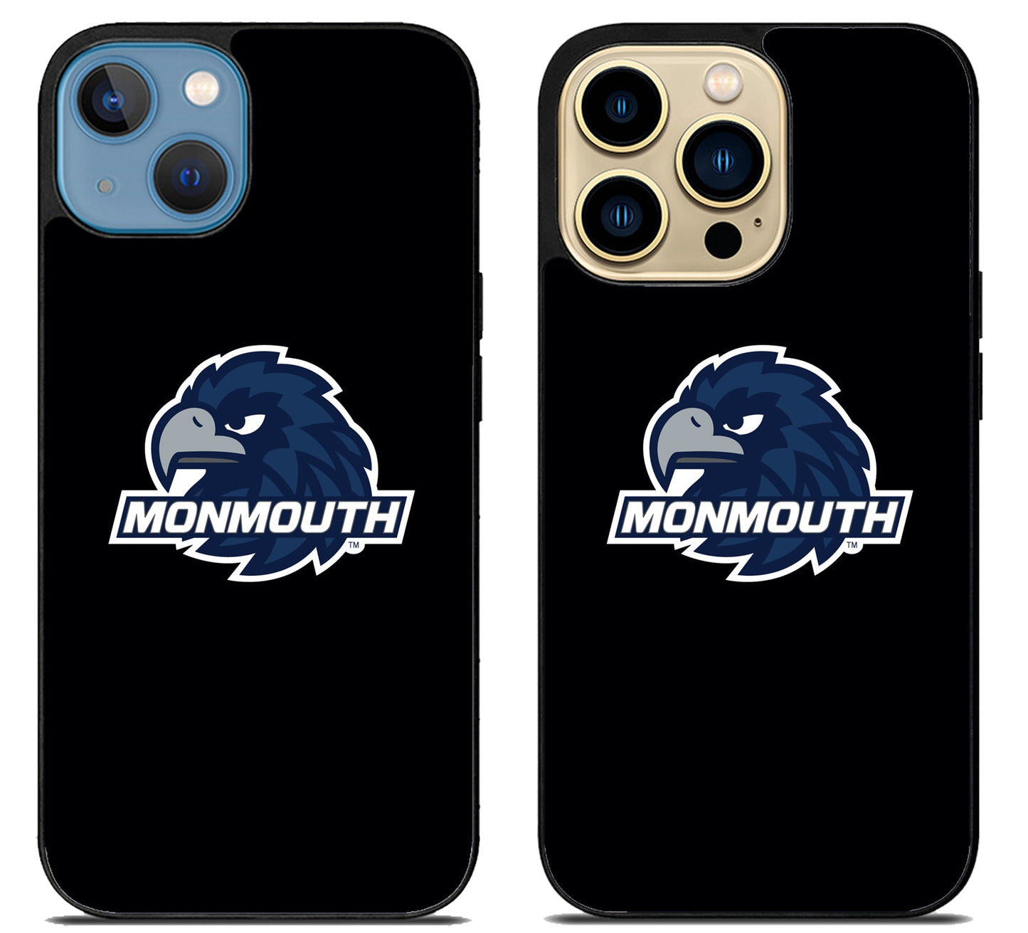 Monmouth Hawks Black iPhone 14 | 14 Plus | 14 Pro | 14 Pro Max Case