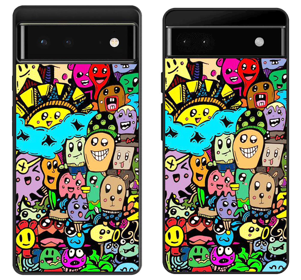 Monster Doodle Google Pixel 6 | 6A | 6 Pro Case