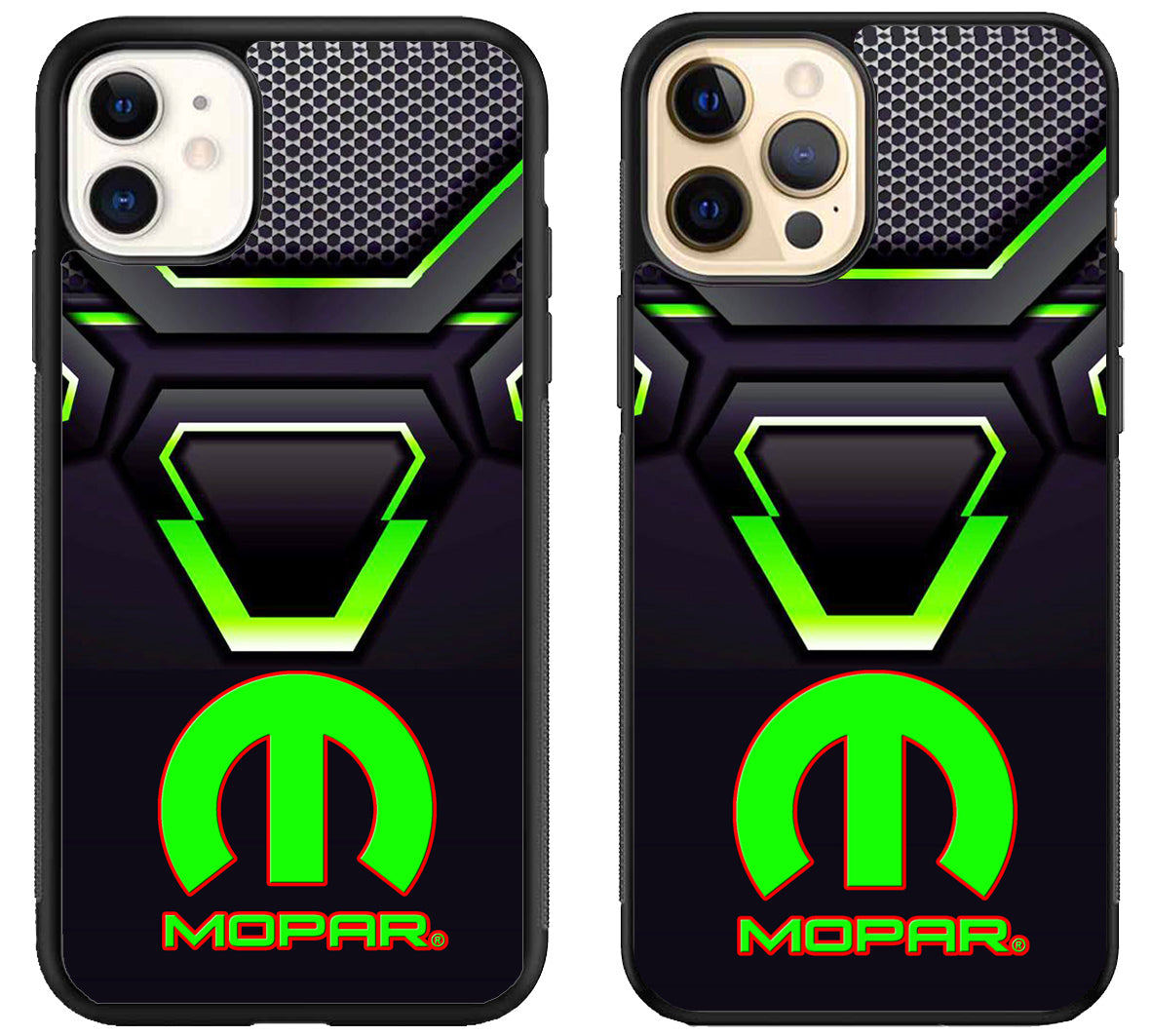 Mopar Green Logo iPhone 12 | 12 Mini | 12 Pro | 12 Pro Max Case