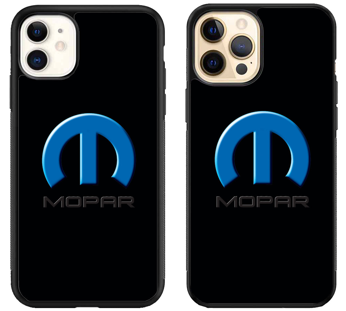 Mopar Logo Black iPhone 12 | 12 Mini | 12 Pro | 12 Pro Max Case