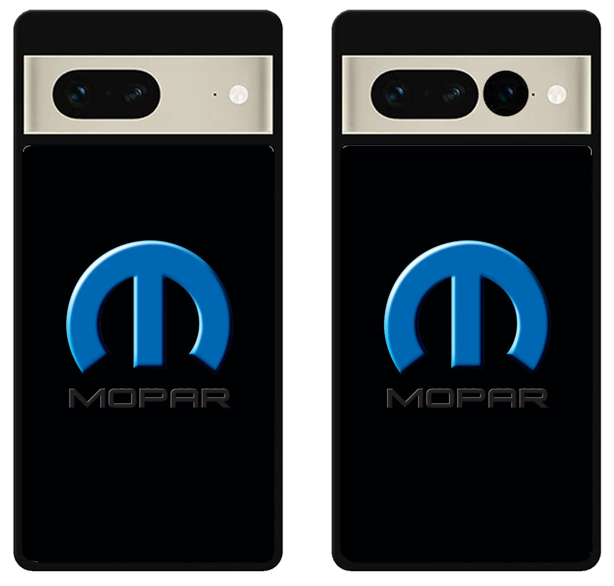 Mopar Logo Black Google Pixel 7 | 7 Pro Case