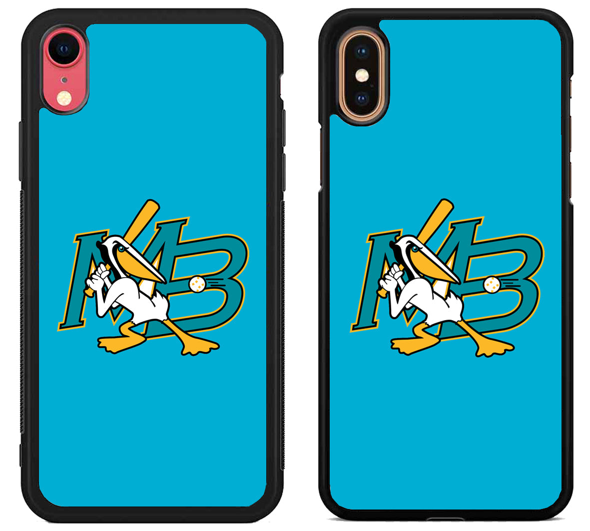 Myrtle Beach Pelicans Logo iPhone X | Xs | Xr | Xs Max Case