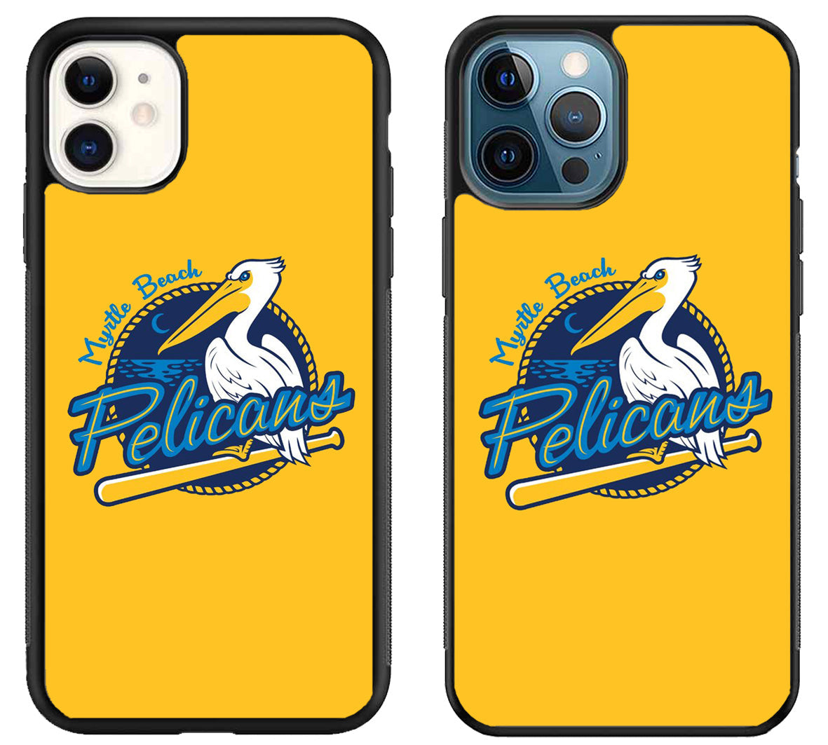 Myrtle Beach Pelicans Yellow iPhone 11 | 11 Pro | 11 Pro Max Case