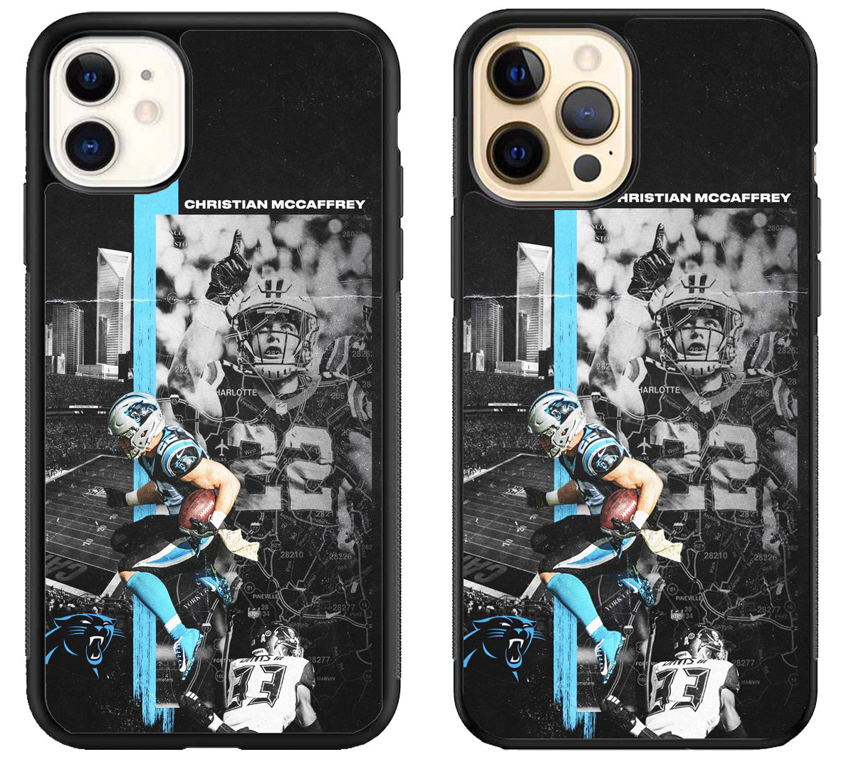 NFL Christian McCafrey Black iPhone 12 | 12 Mini | 12 Pro | 12 Pro Max Case