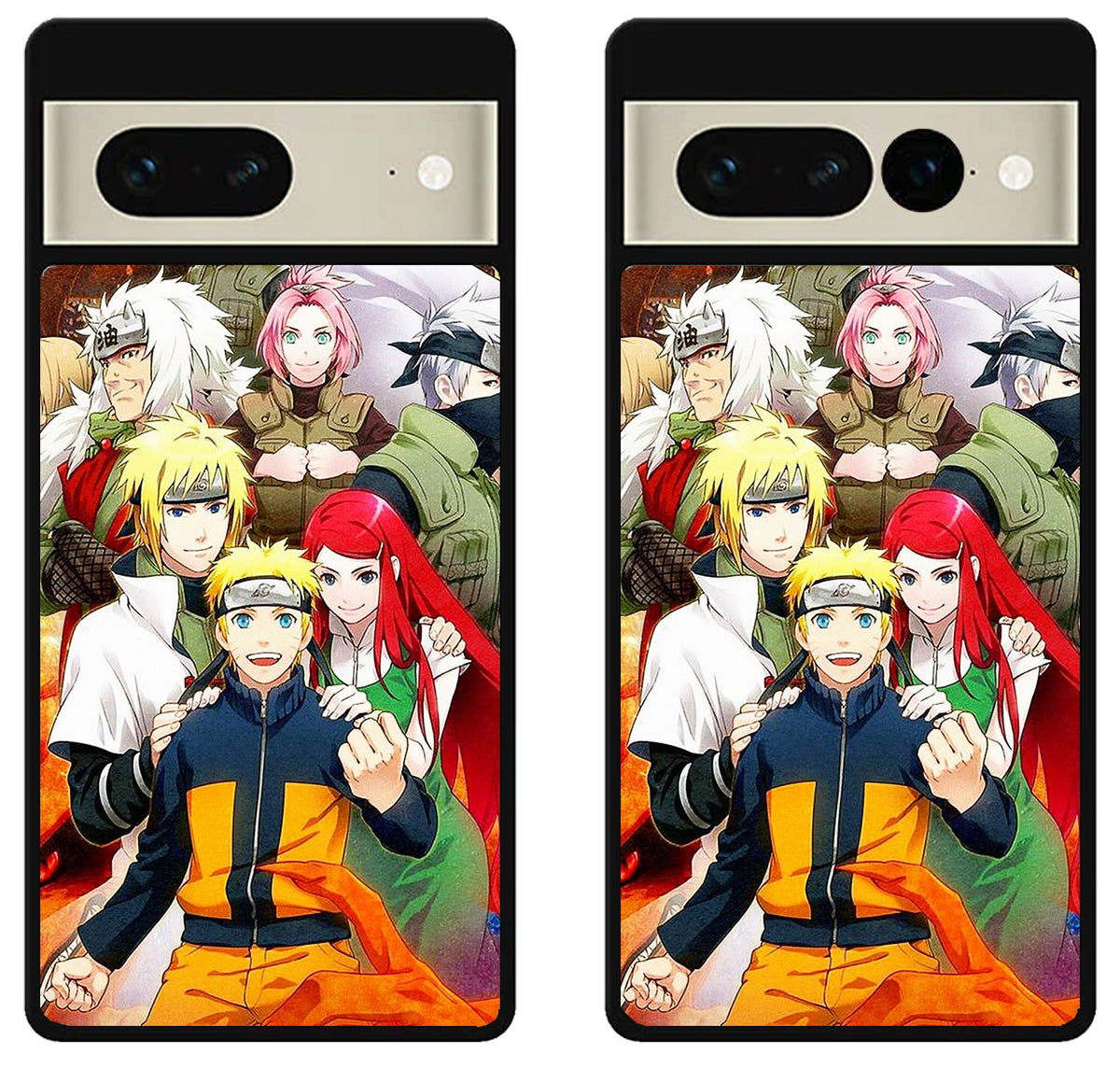 Naruto and Family Google Pixel 7 | 7 Pro Case