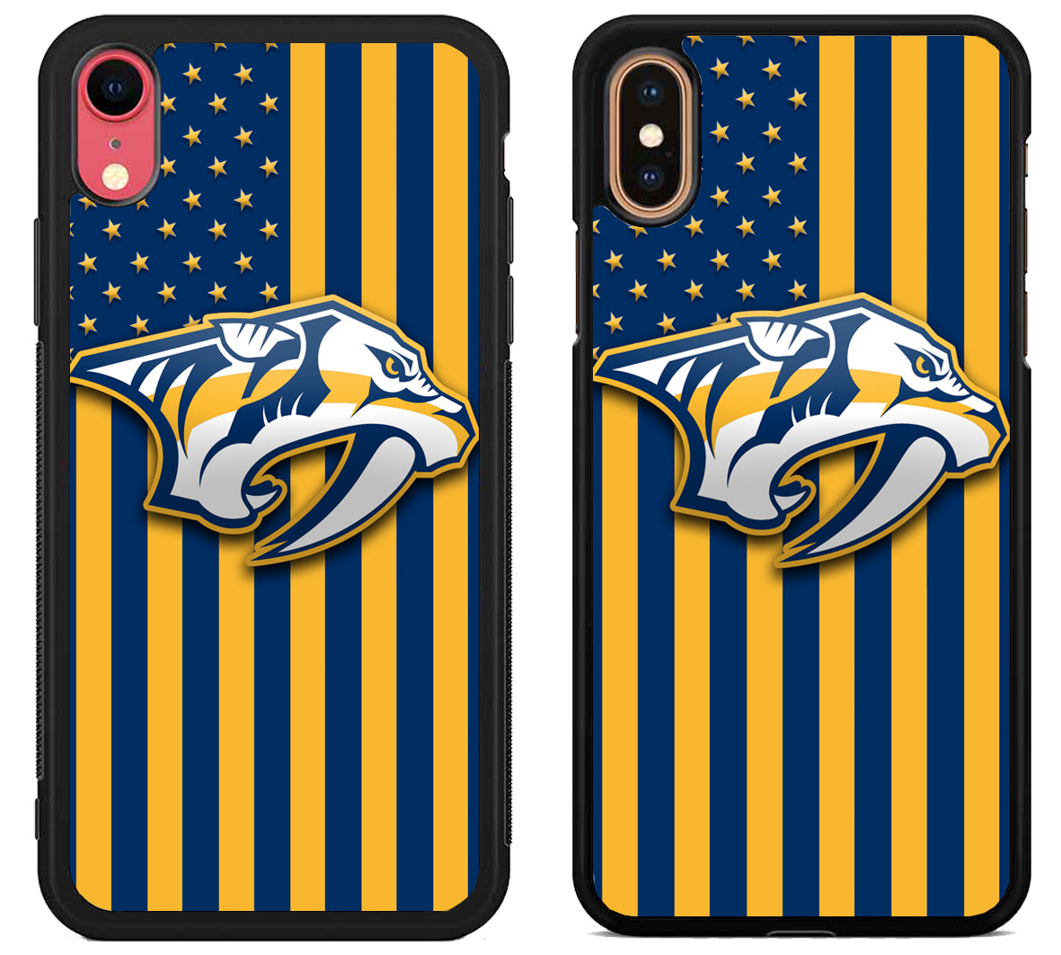 Nashville Predators Logo Flag iPhone X | Xs | Xr | Xs Max Case