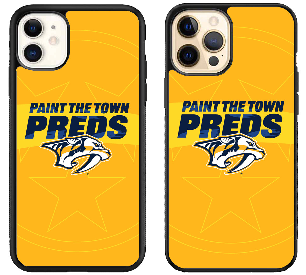 Nashville Predators Paint TheTown Preds iPhone 12 | 12 Mini | 12 Pro | 12 Pro Max Case
