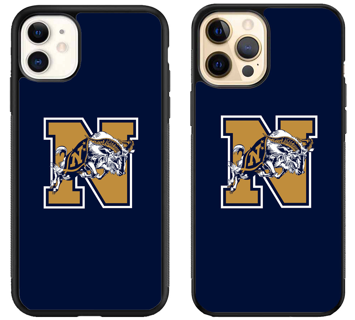 Navy Midshipmen Logo iPhone 12 | 12 Mini | 12 Pro | 12 Pro Max Case