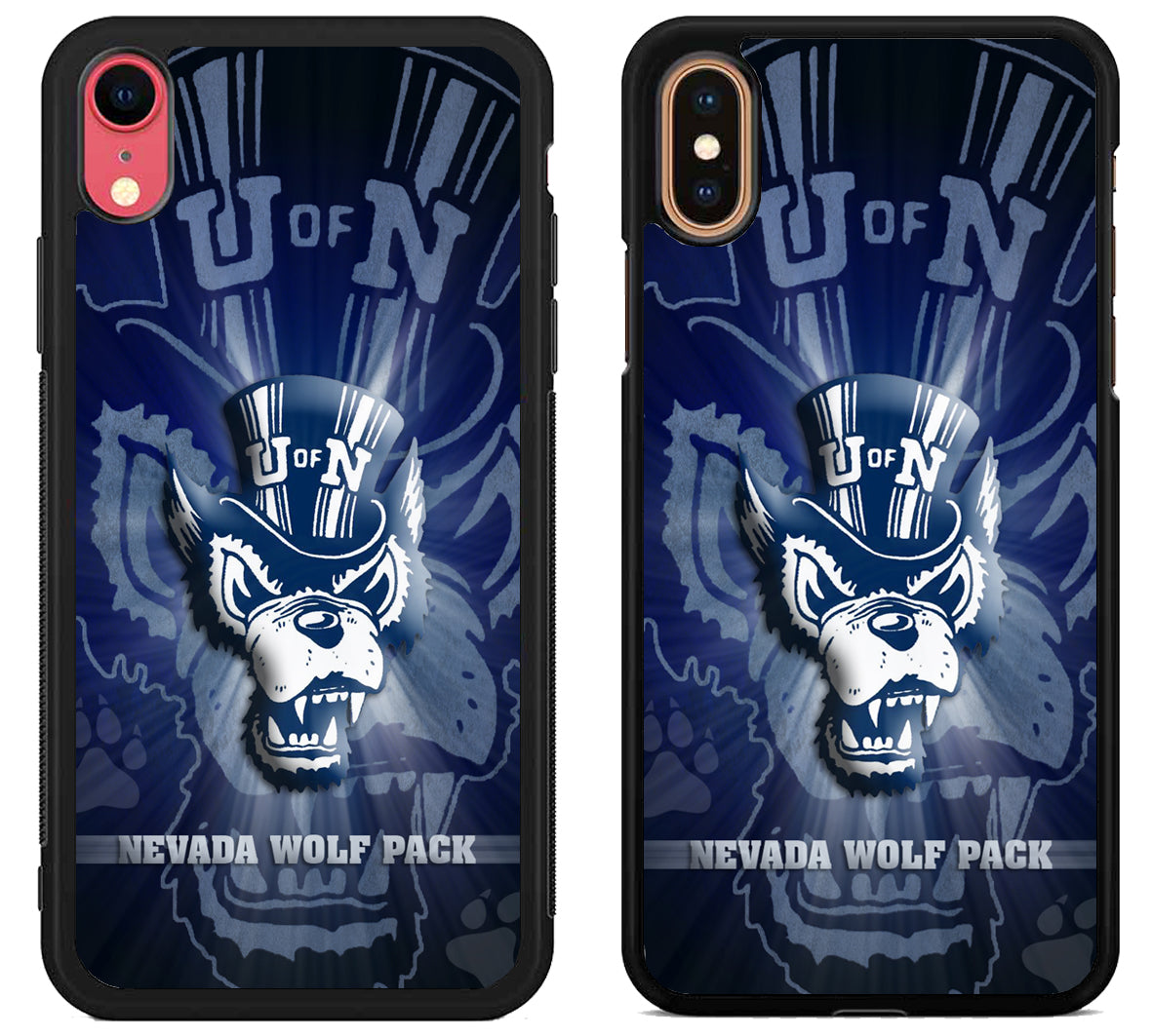 Nevada Wolf Pack Background iPhone X | Xs | Xr | Xs Max Case