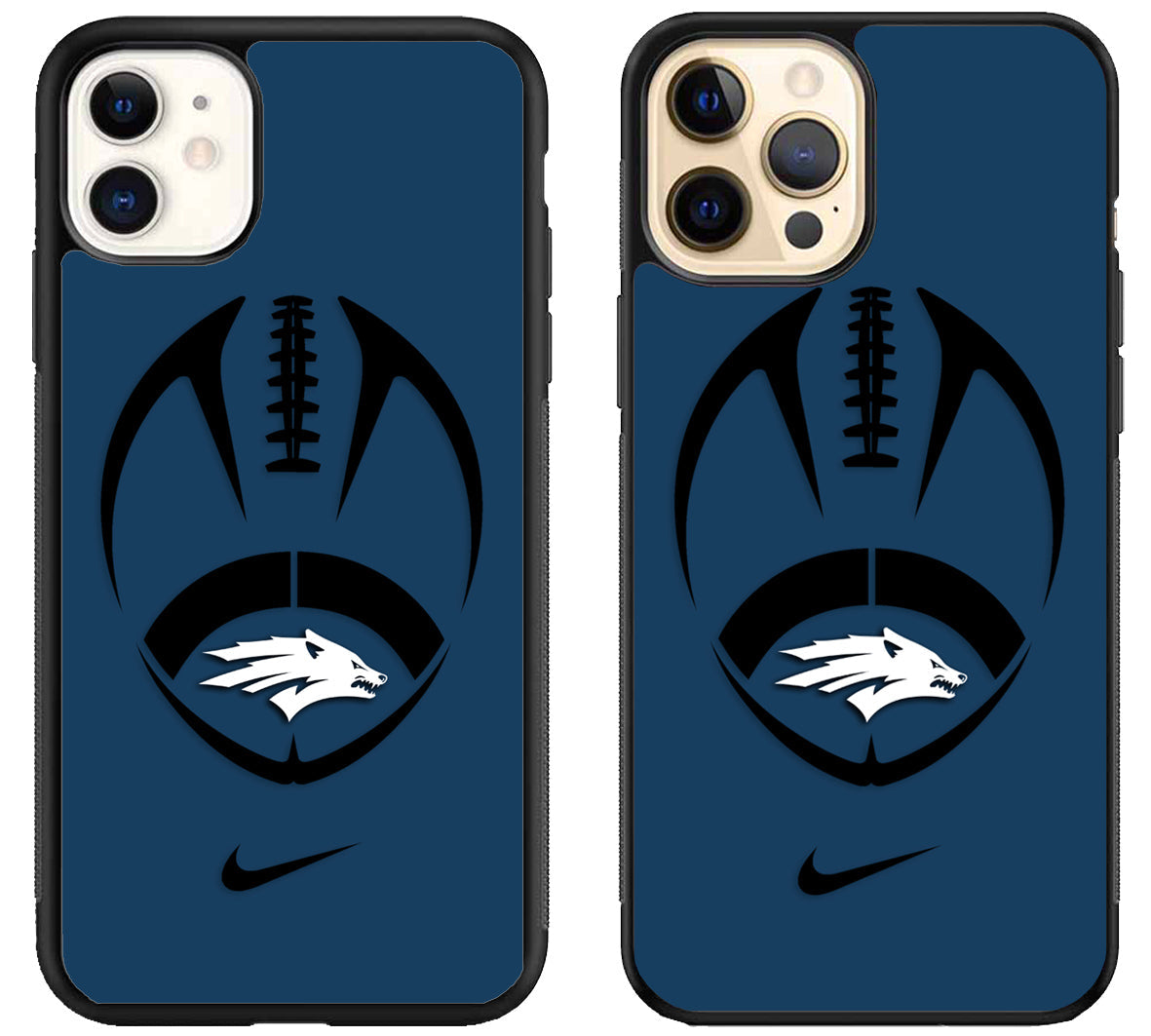 Nevada Wolf Pack Football iPhone 12 | 12 Mini | 12 Pro | 12 Pro Max Case