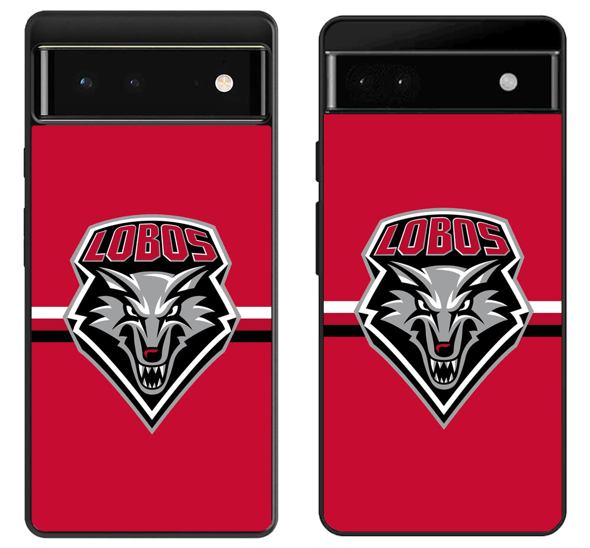 New Mexico Lobos Stripe Logo Google Pixel 6 | 6A | 6 Pro Case