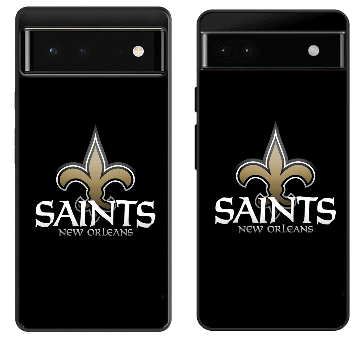 New Orleans Saints Black Google Pixel 6 | 6A | 6 Pro Case