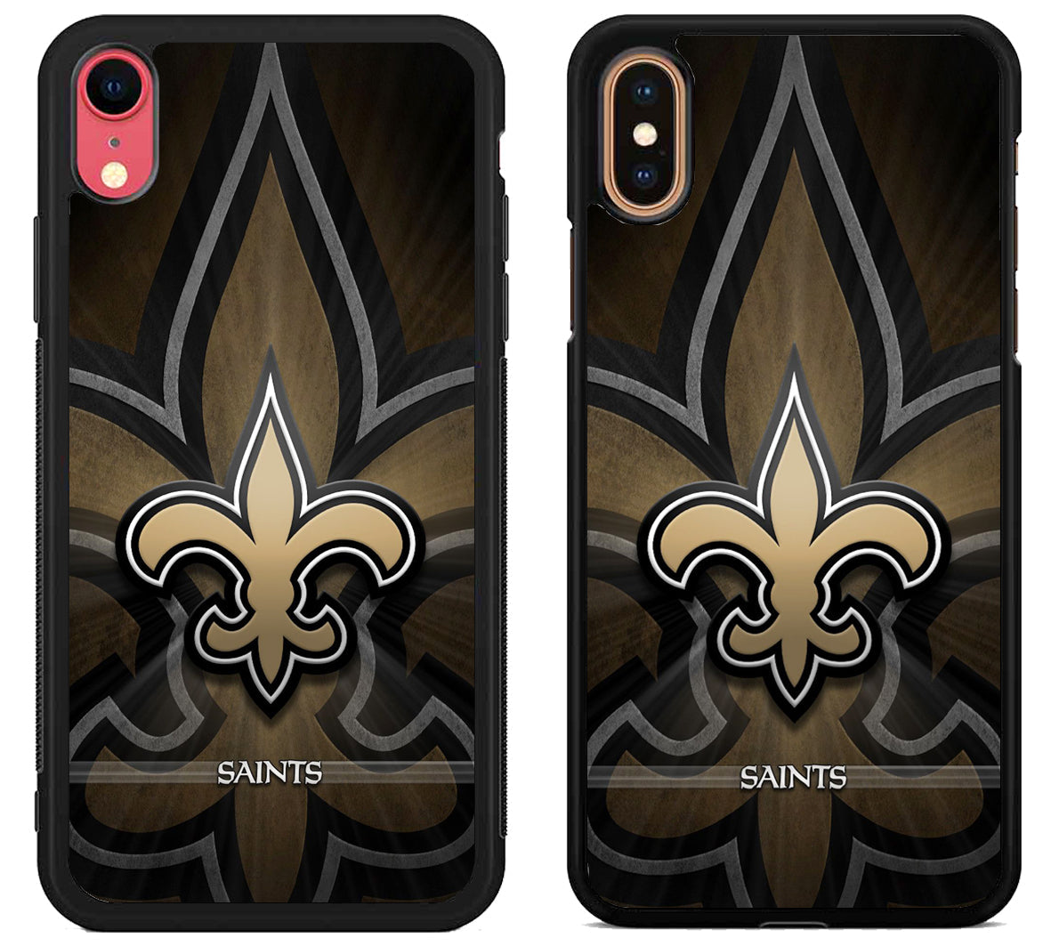 New Orleans Saints Logo Wallpaper iPhone X | Xs | Xr | Xs Max Case