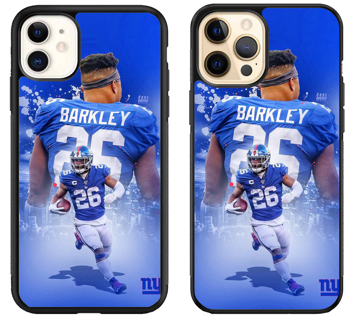New York Giants Saquon Barkley Background iPhone 12 | 12 Mini | 12 Pro | 12 Pro Max Case
