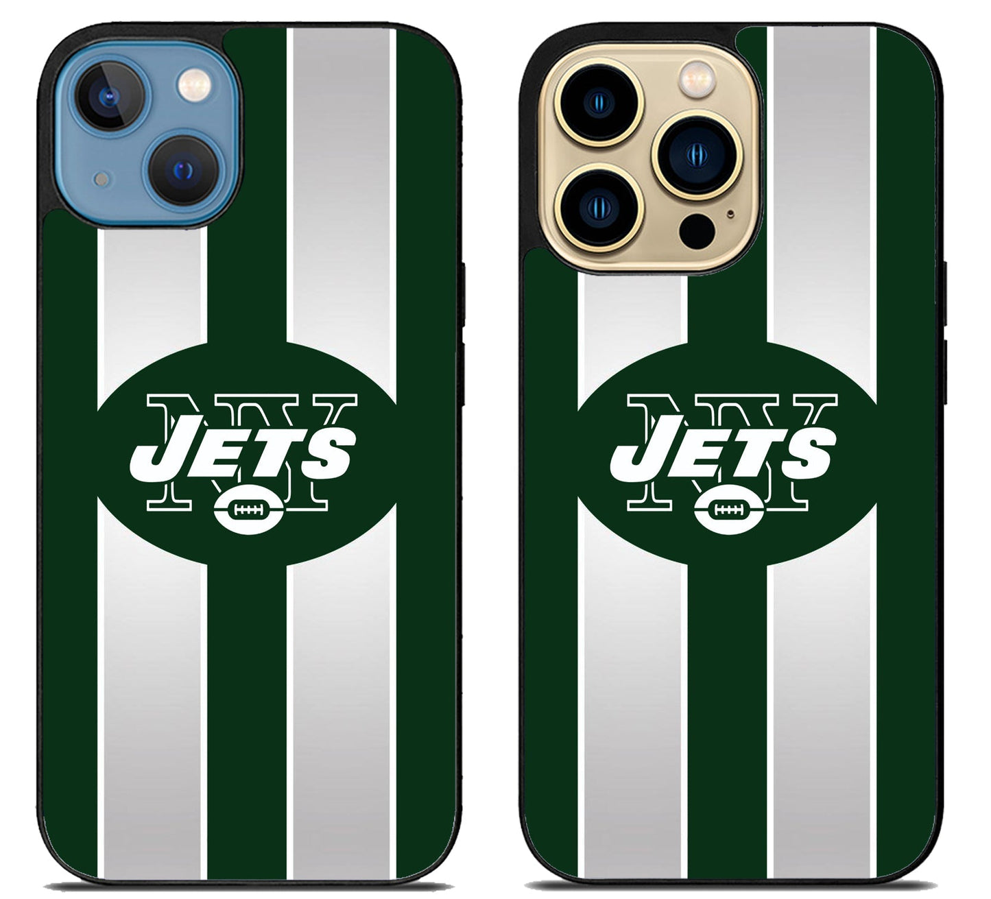 New York Jets Stripe iPhone 14 | 14 Plus | 14 Pro | 14 Pro Max Case