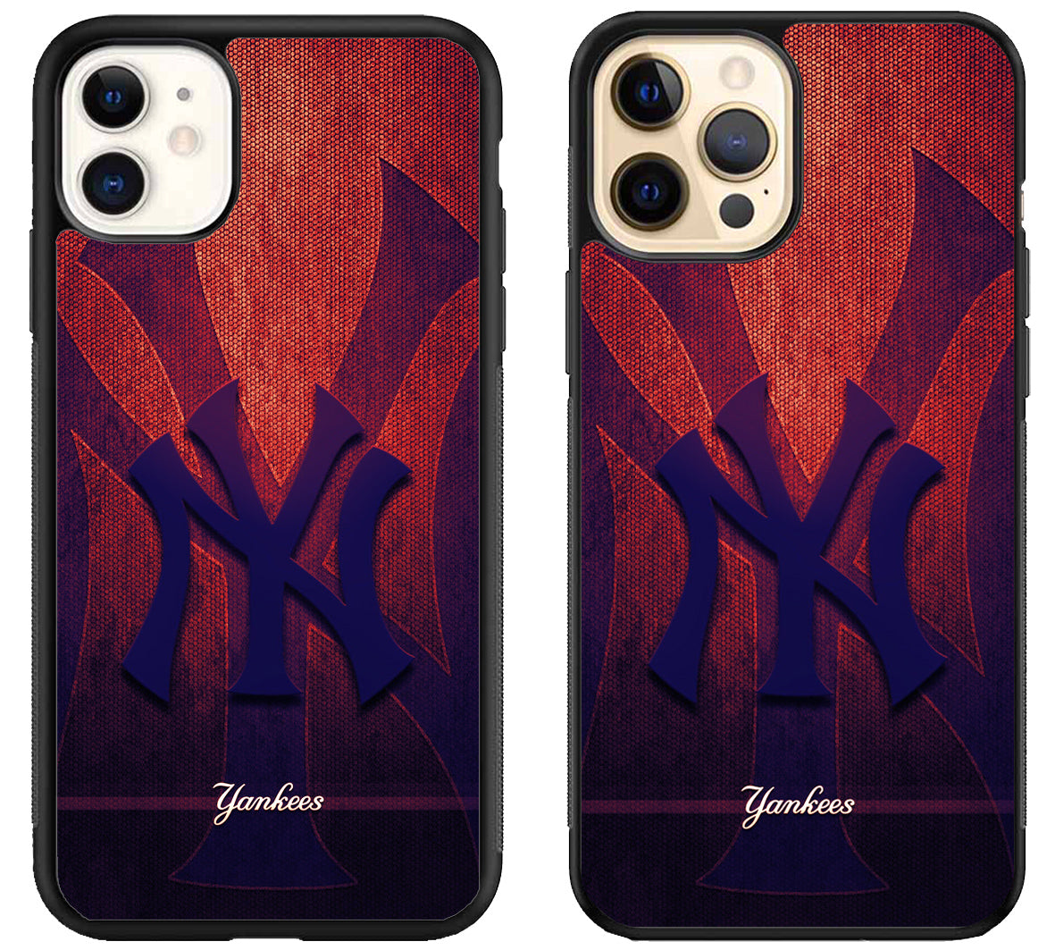 New York Yankees Logo Background iPhone 12 | 12 Mini | 12 Pro | 12 Pro Max Case