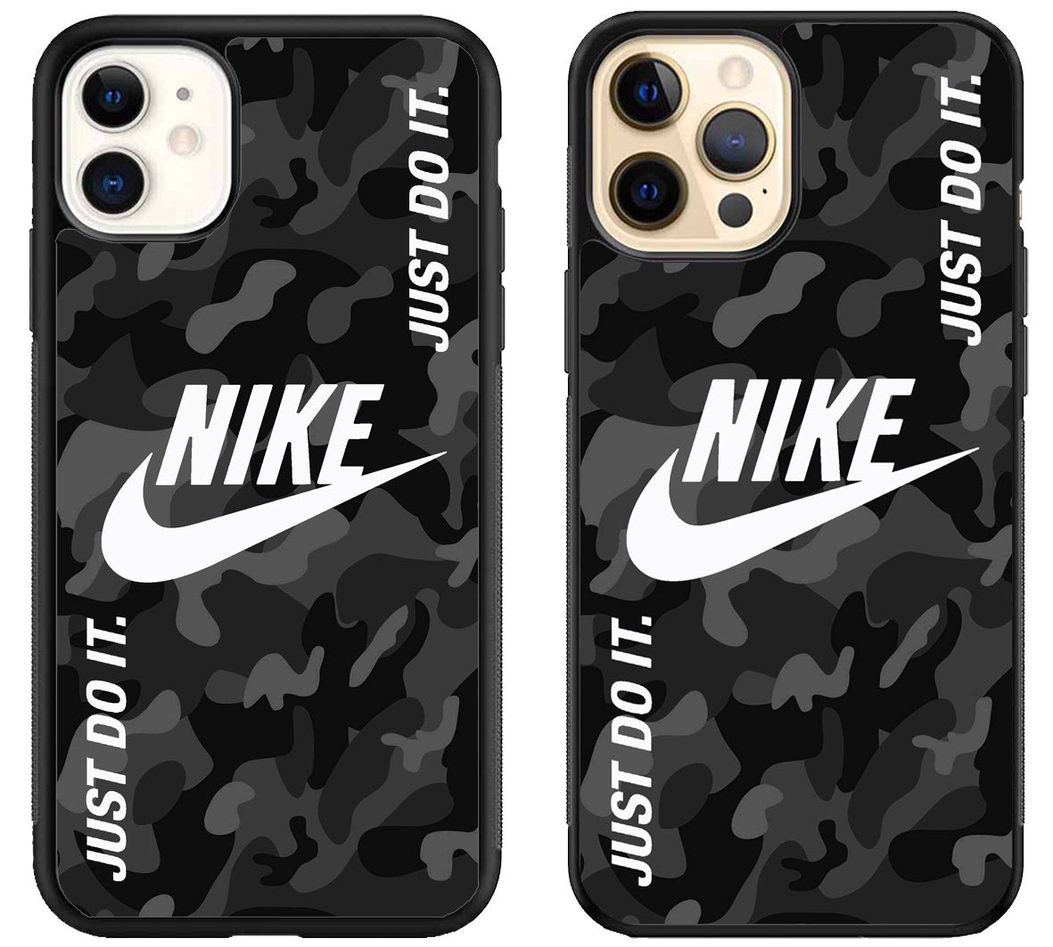 Nike Black Camo iPhone 12 | 12 Mini | 12 Pro | 12 Pro Max Case