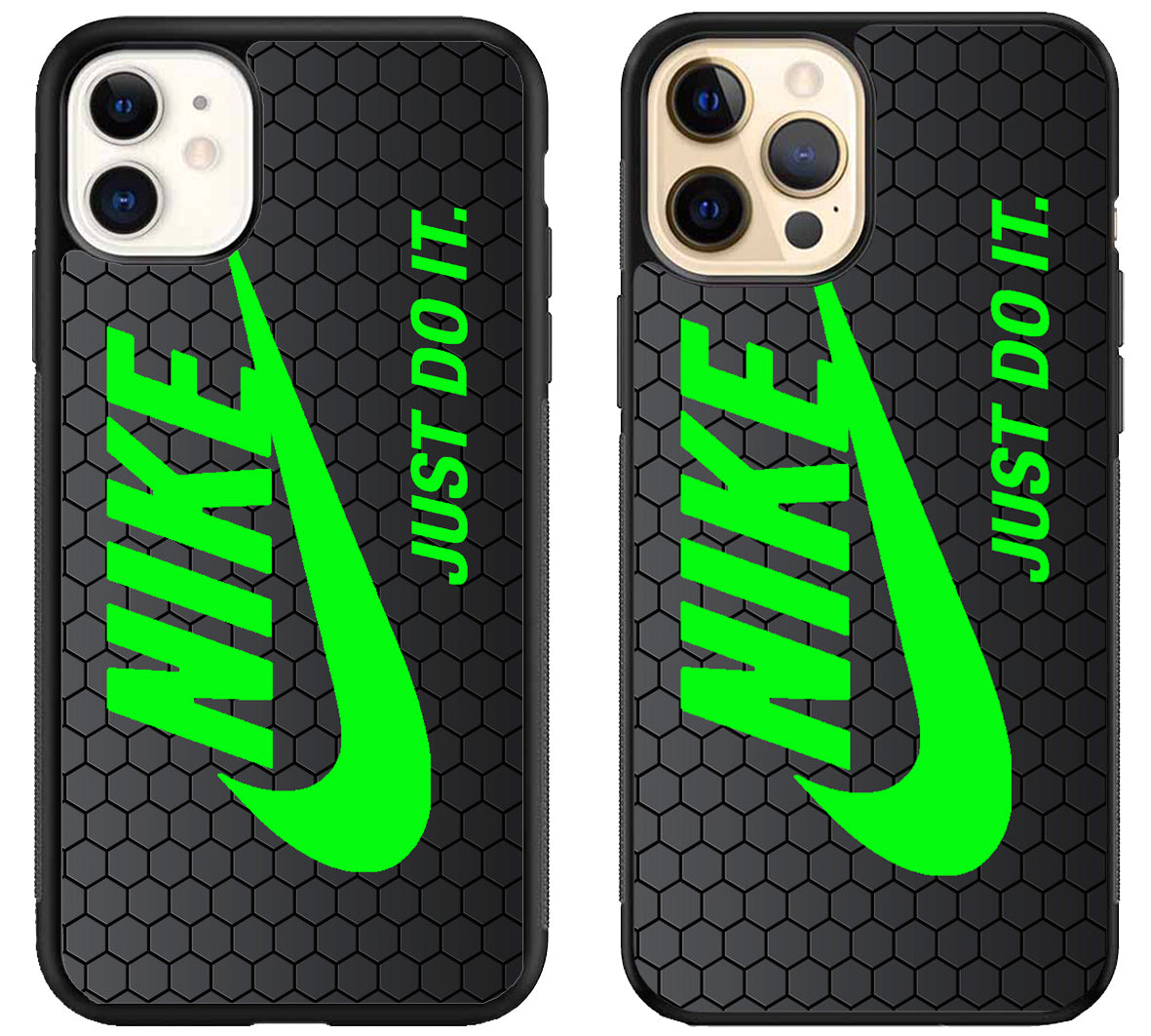Nike Green Hexagon iPhone 12 | 12 Mini | 12 Pro | 12 Pro Max Case