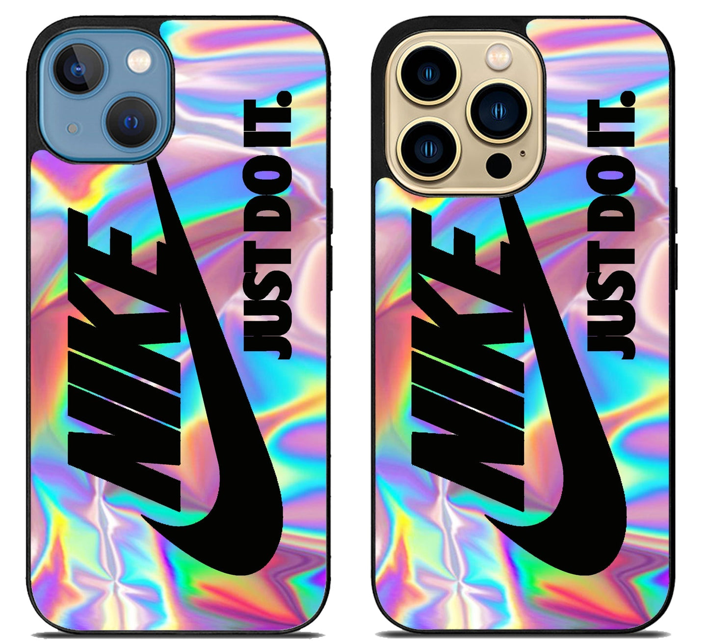 Nike Just Do it Holographic iPhone 14 | 14 Plus | 14 Pro | 14 Pro Max Case