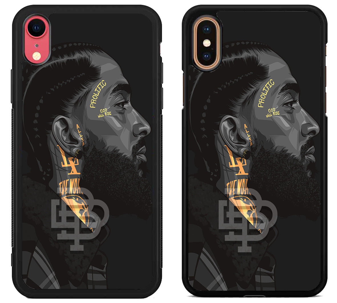 Nipsey hussle Face Art iPhone X | Xs | Xr | Xs Max Case