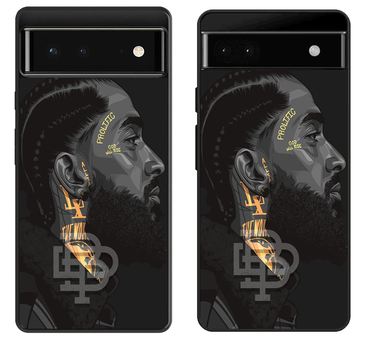 Nipsey hussle Face Art Google Pixel 6 | 6A | 6 Pro Case