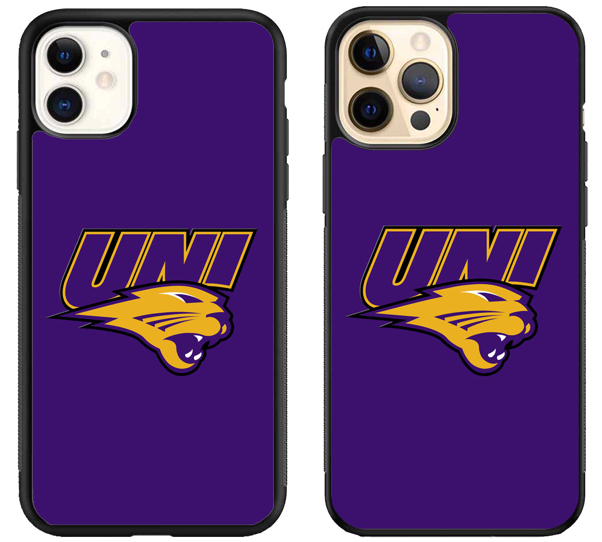 Northern Iowa Panthers Logo iPhone 12 | 12 Mini | 12 Pro | 12 Pro Max Case
