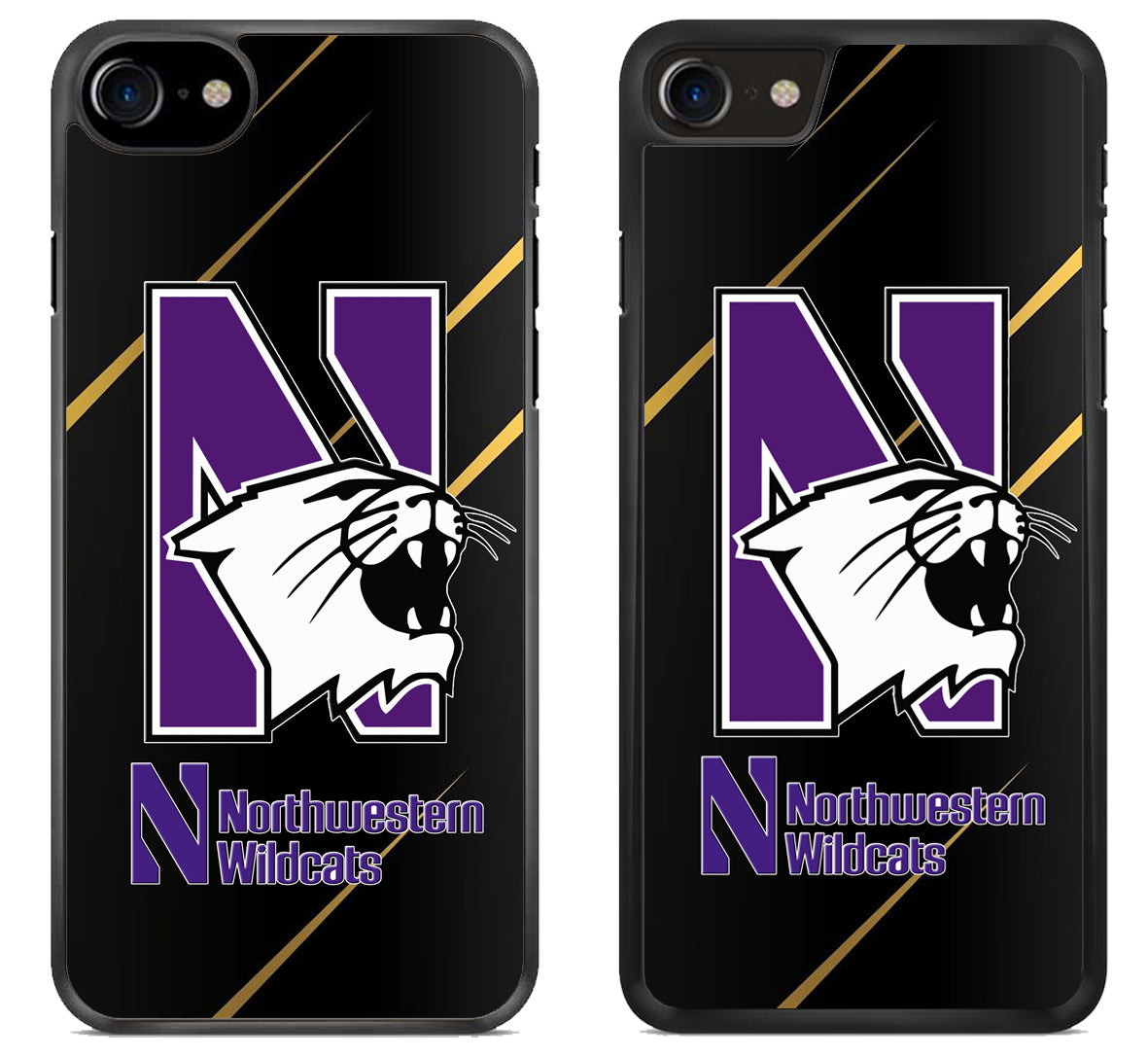 Northwestern Wildcats Metallic iPhone SE 2020 | iPhone SE 2022 Case