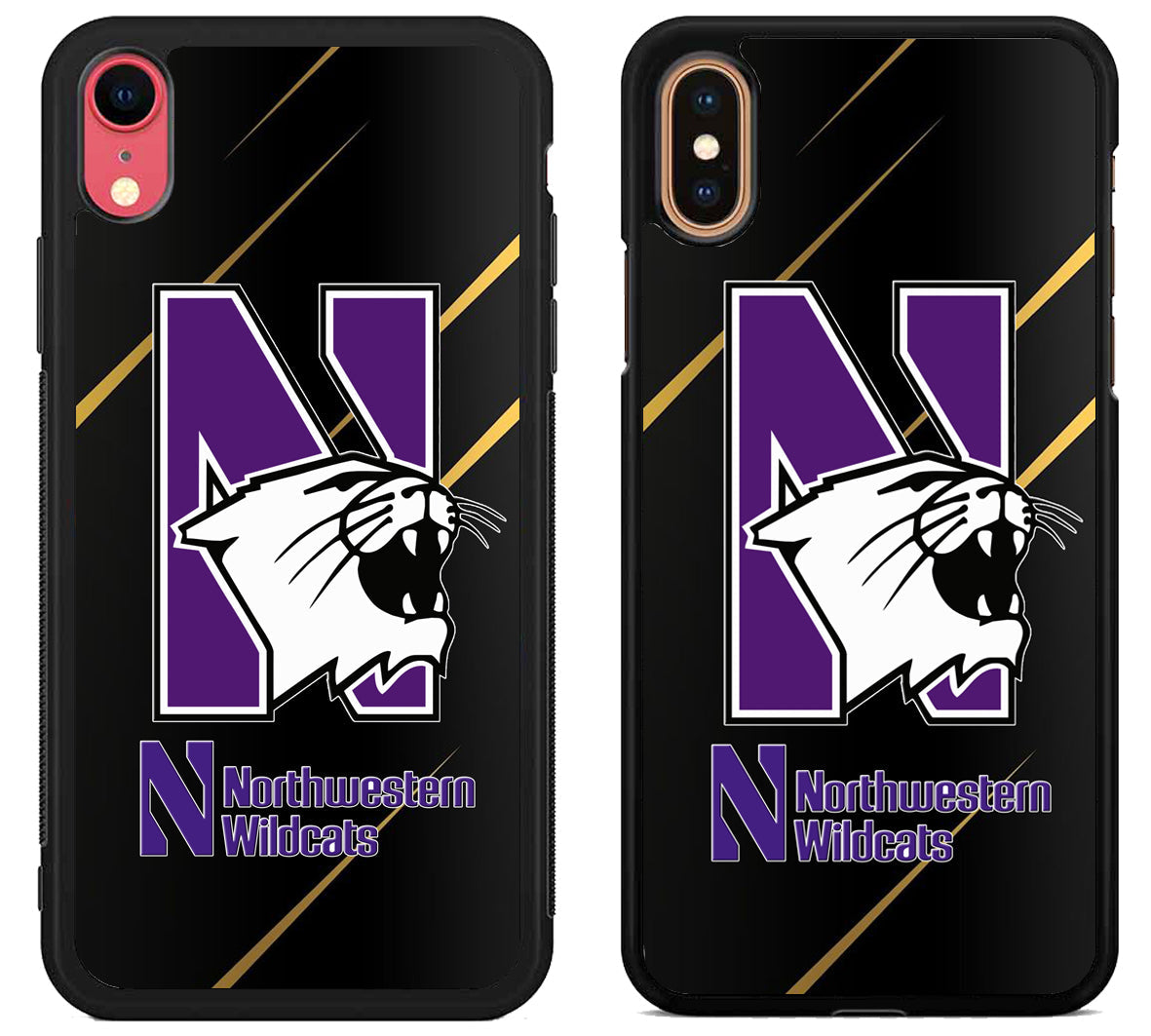 Northwestern Wildcats Metallic iPhone X | Xs | Xr | Xs Max Case