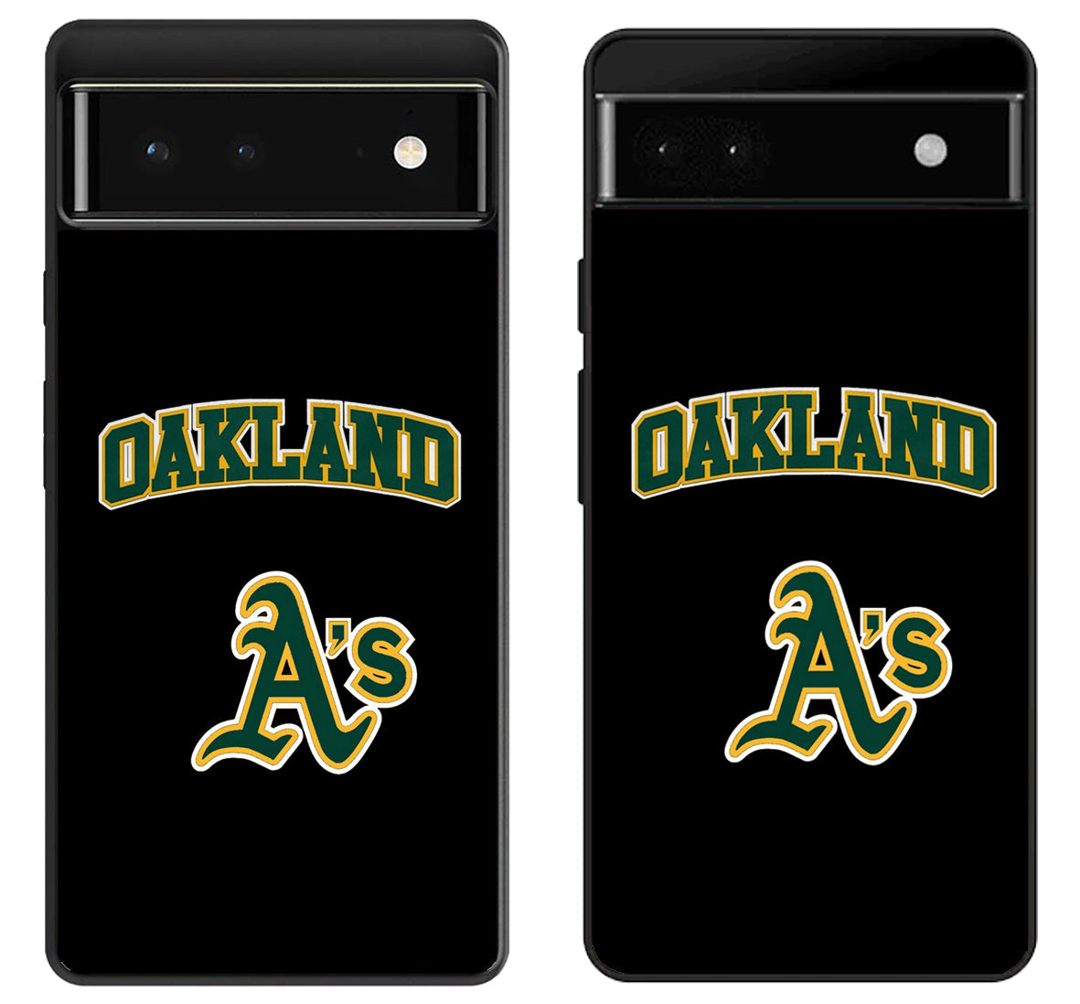 Oakland Athletics Black Google Pixel 6 | 6A | 6 Pro Case