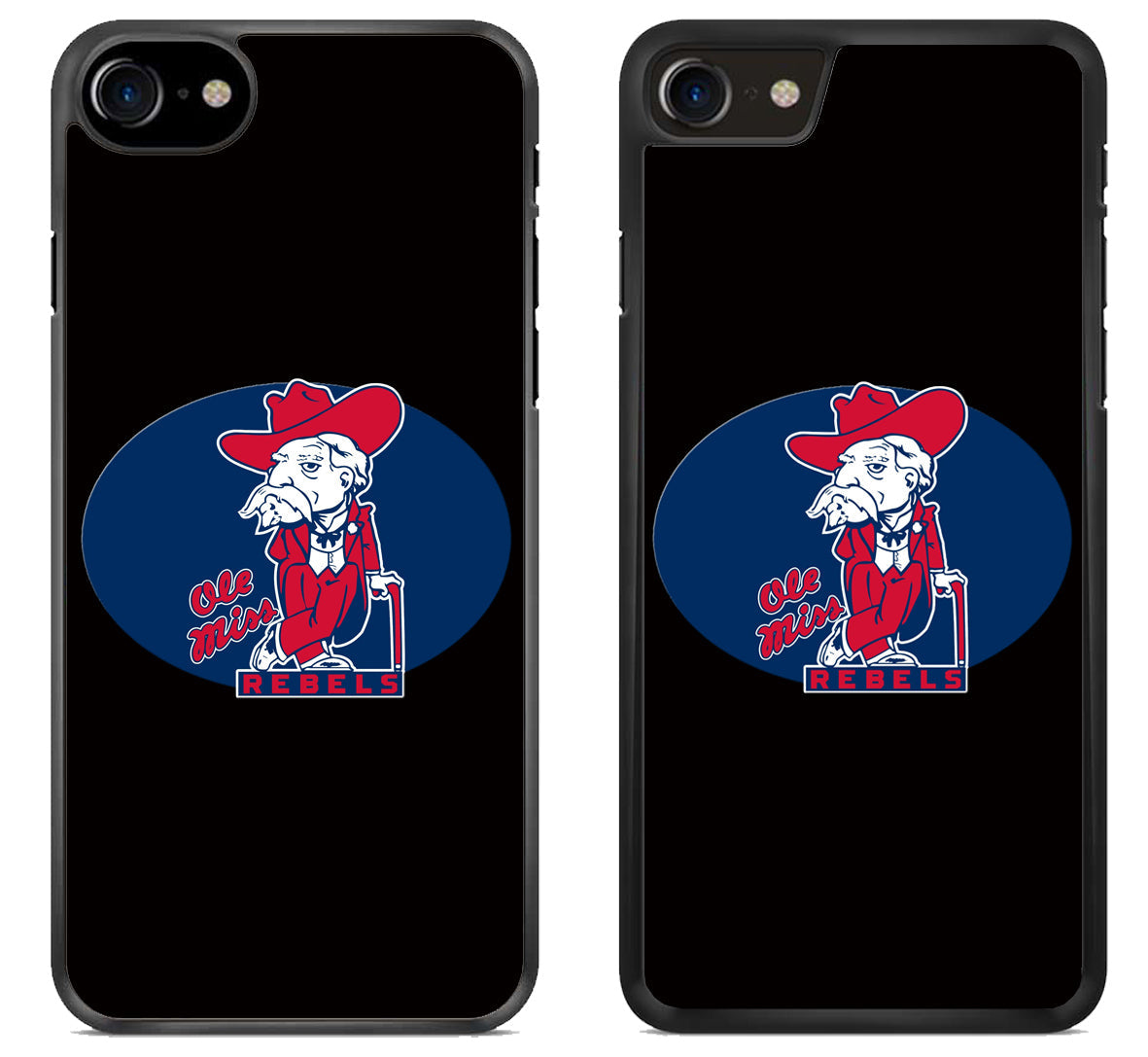 Ole Miss Rebels Black iPhone SE 2020 | iPhone SE 2022 Case