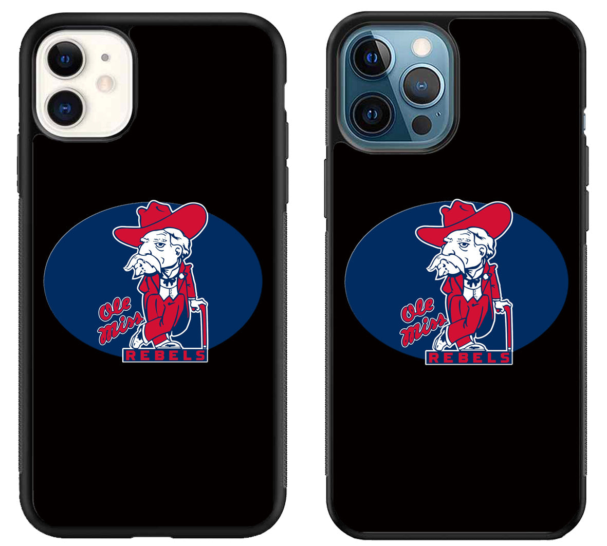 Ole Miss Rebels Black iPhone 11 | 11 Pro | 11 Pro Max Case