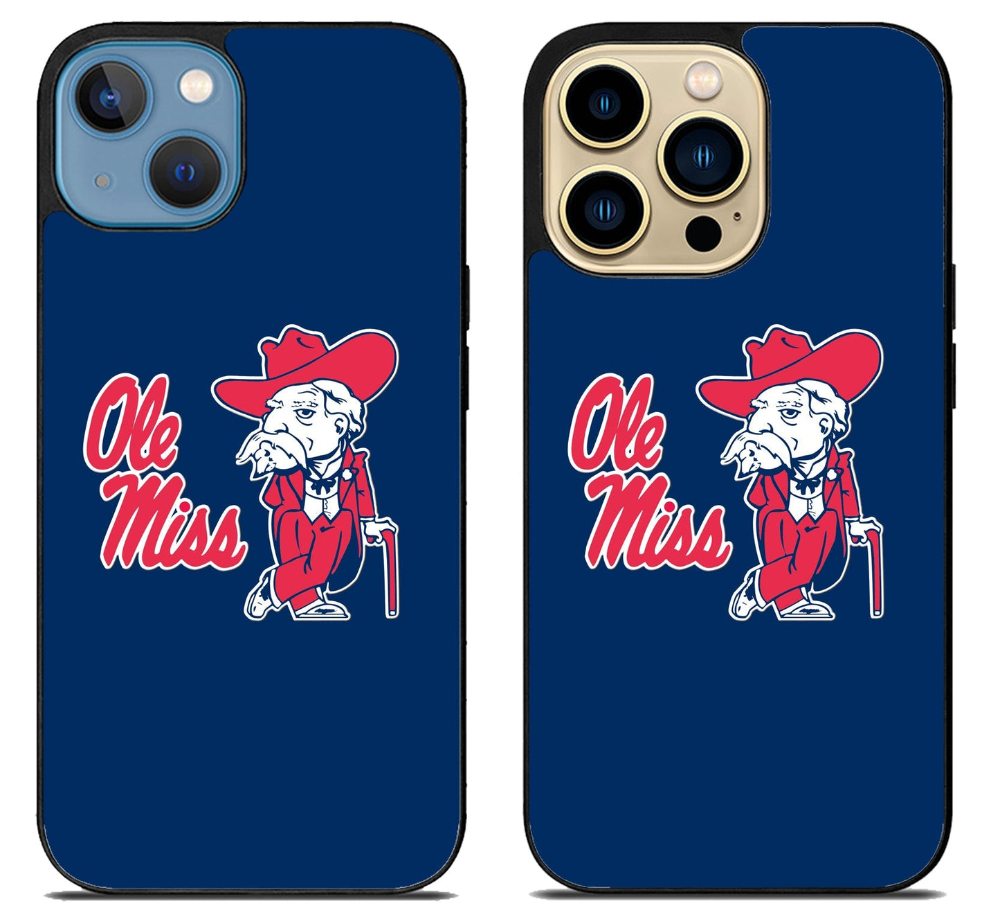Ole Miss Rebels Logo iPhone 14 | 14 Plus | 14 Pro | 14 Pro Max Case