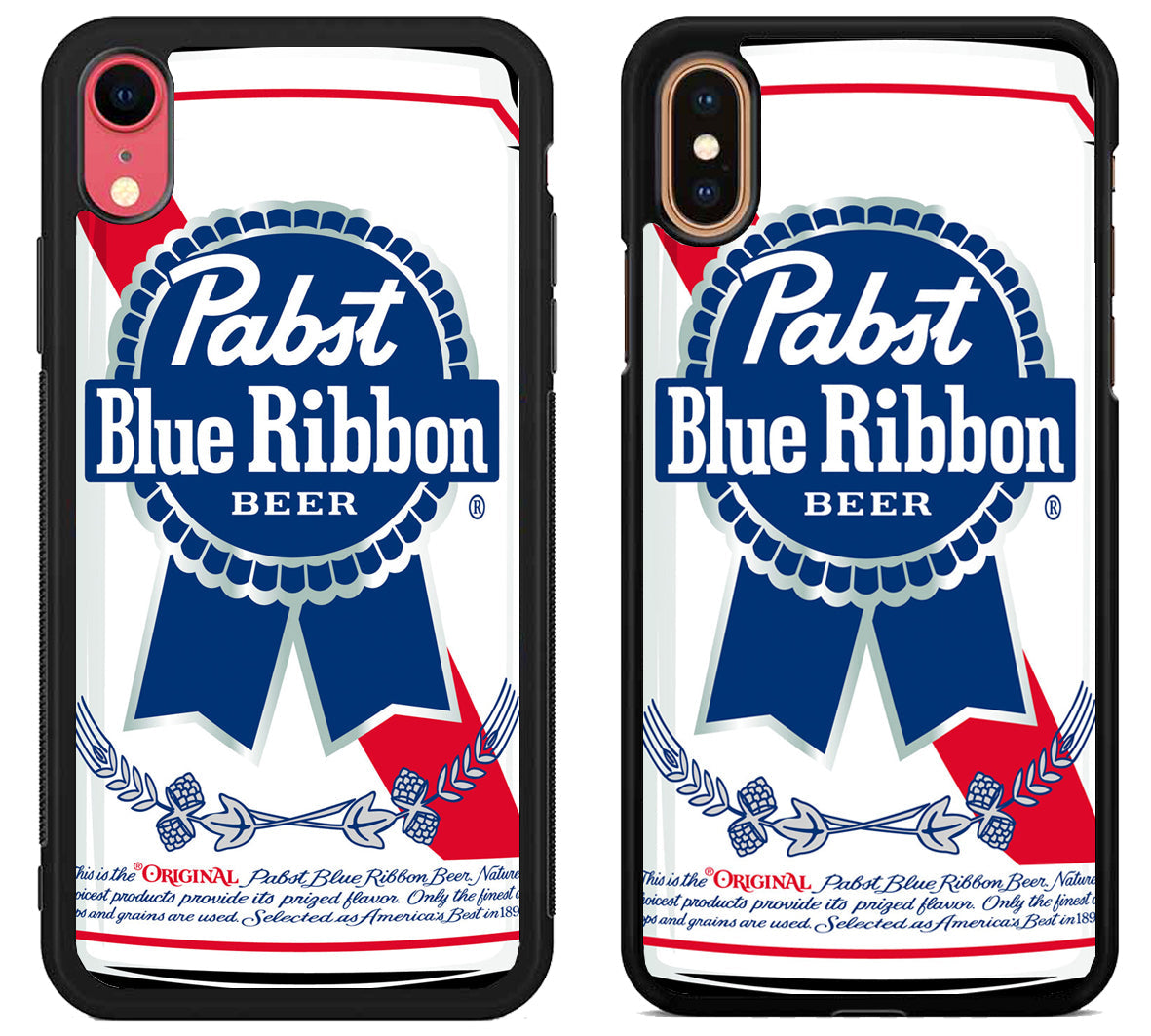 Pabst Blue Ribbon White iPhone X | Xs | Xr | Xs Max Case