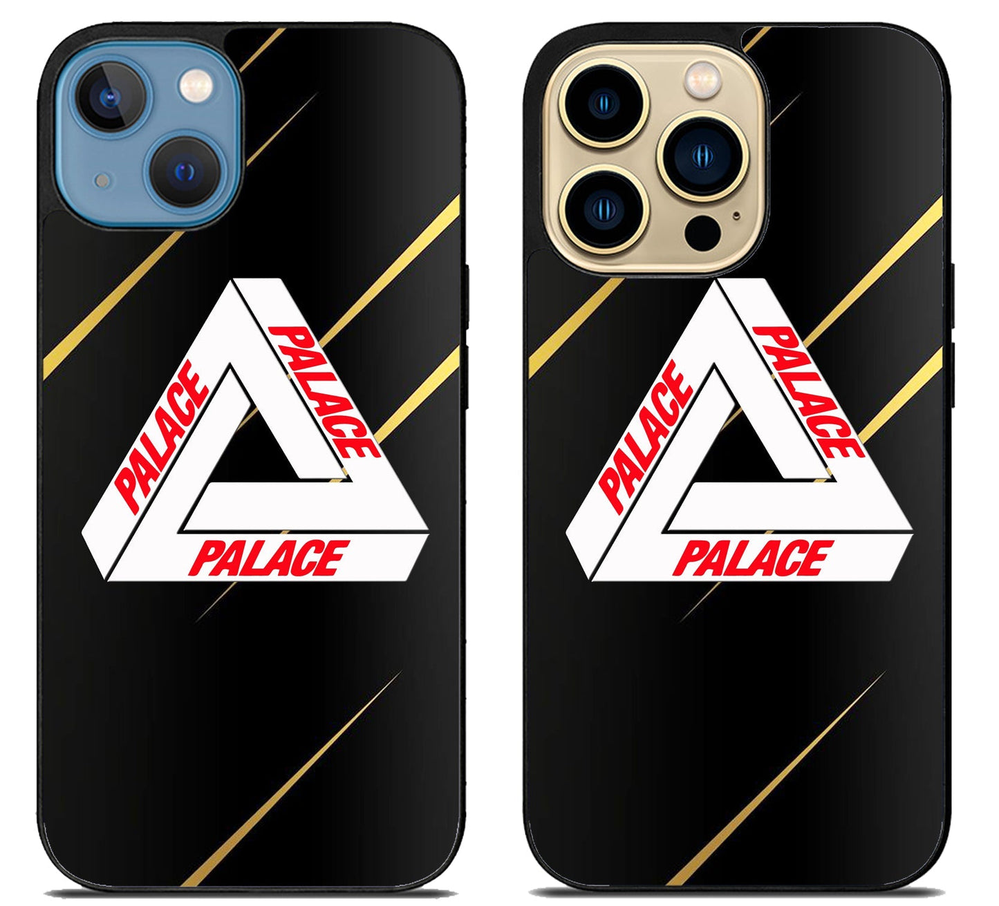 Palace Black Metallic iPhone 14 | 14 Plus | 14 Pro | 14 Pro Max Case
