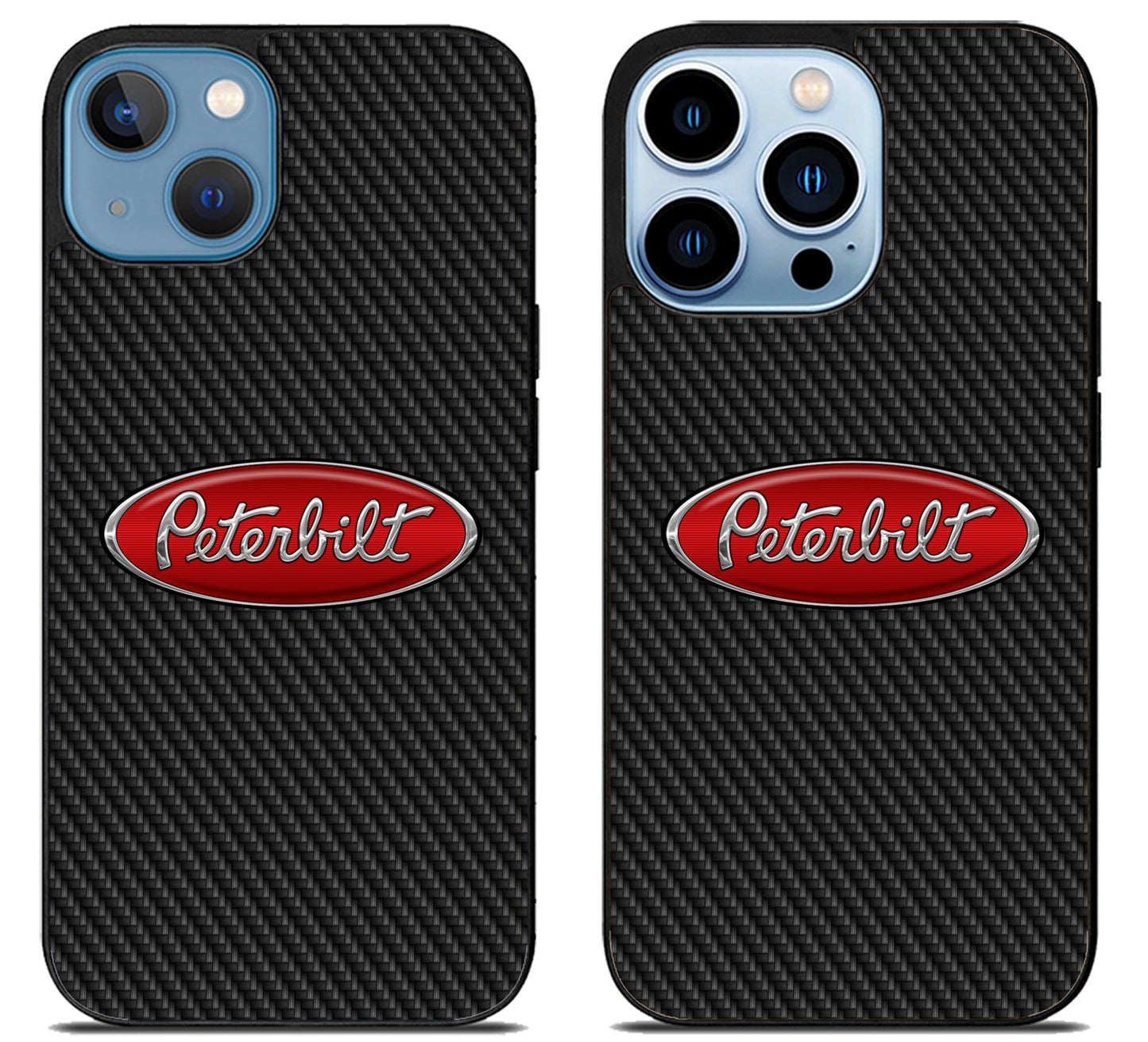 Peterbilt Logo Carbon iPhone 13 | 13 Mini | 13 Pro | 13 Pro Max Case